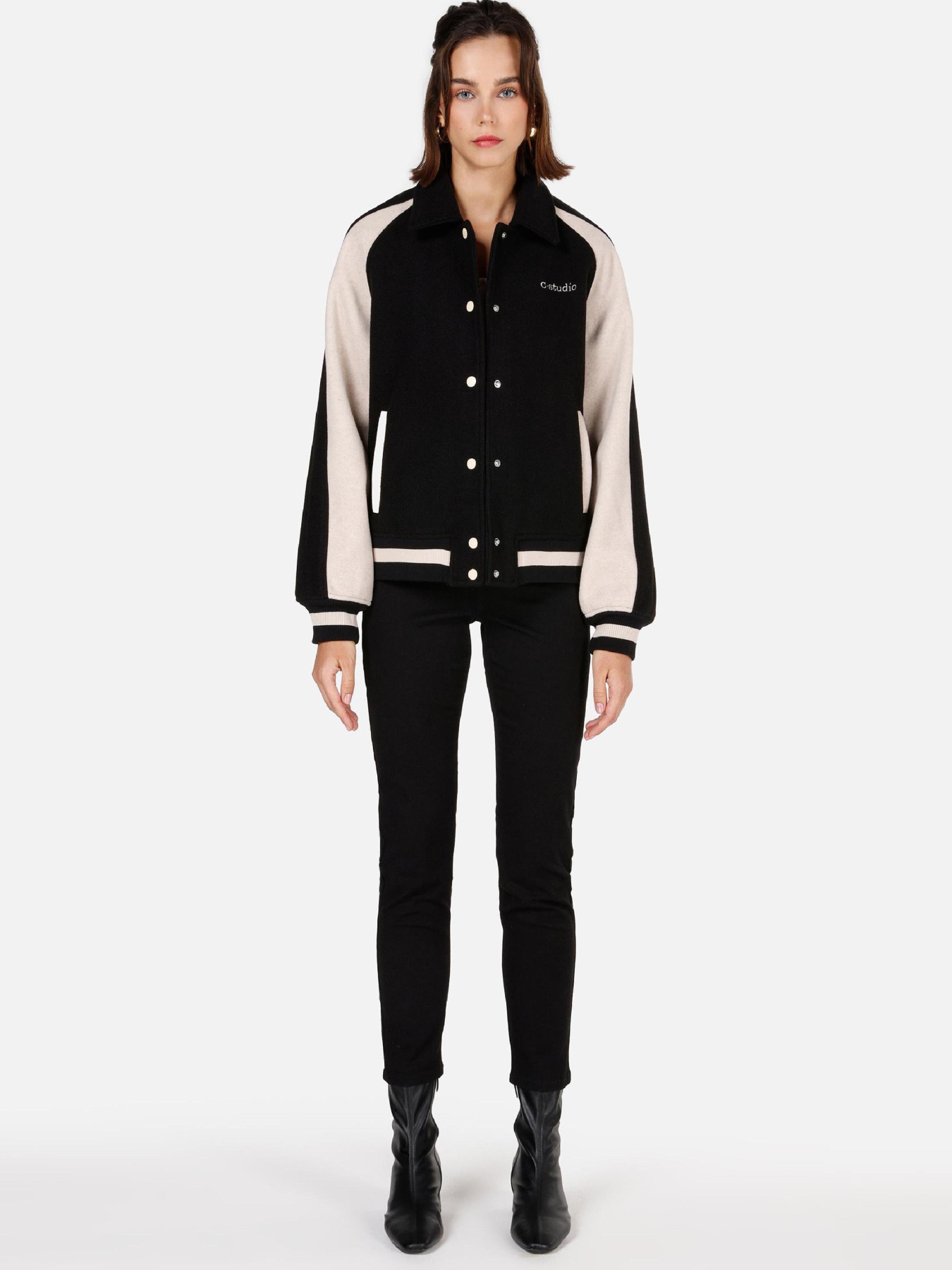 Куртки и дубленки Colin’s модель CL1070954_Q1.V1_BLK Фото