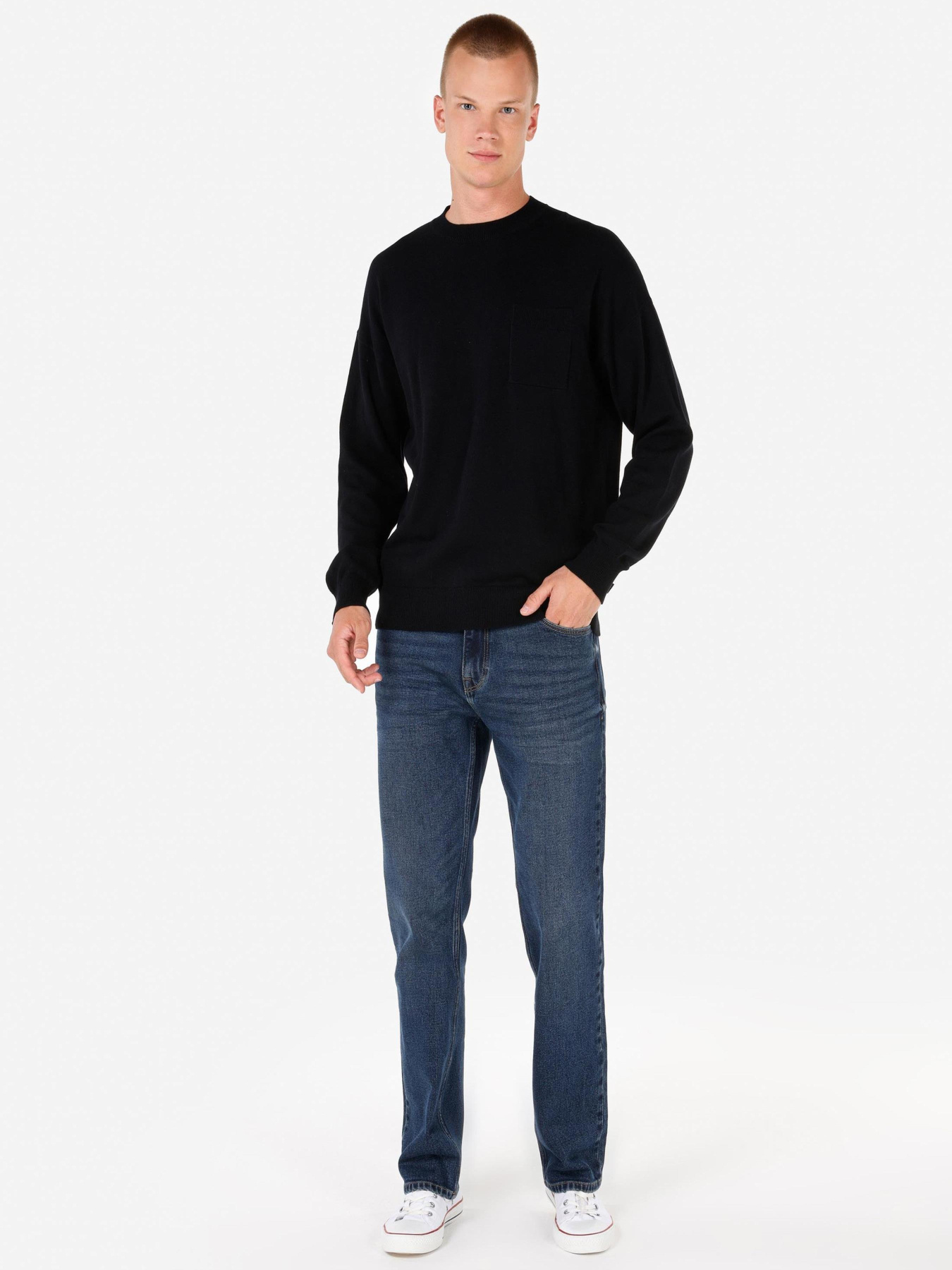 Кофты и свитера Colin’s модель CL1071055_Q1.V1_BLK Фото