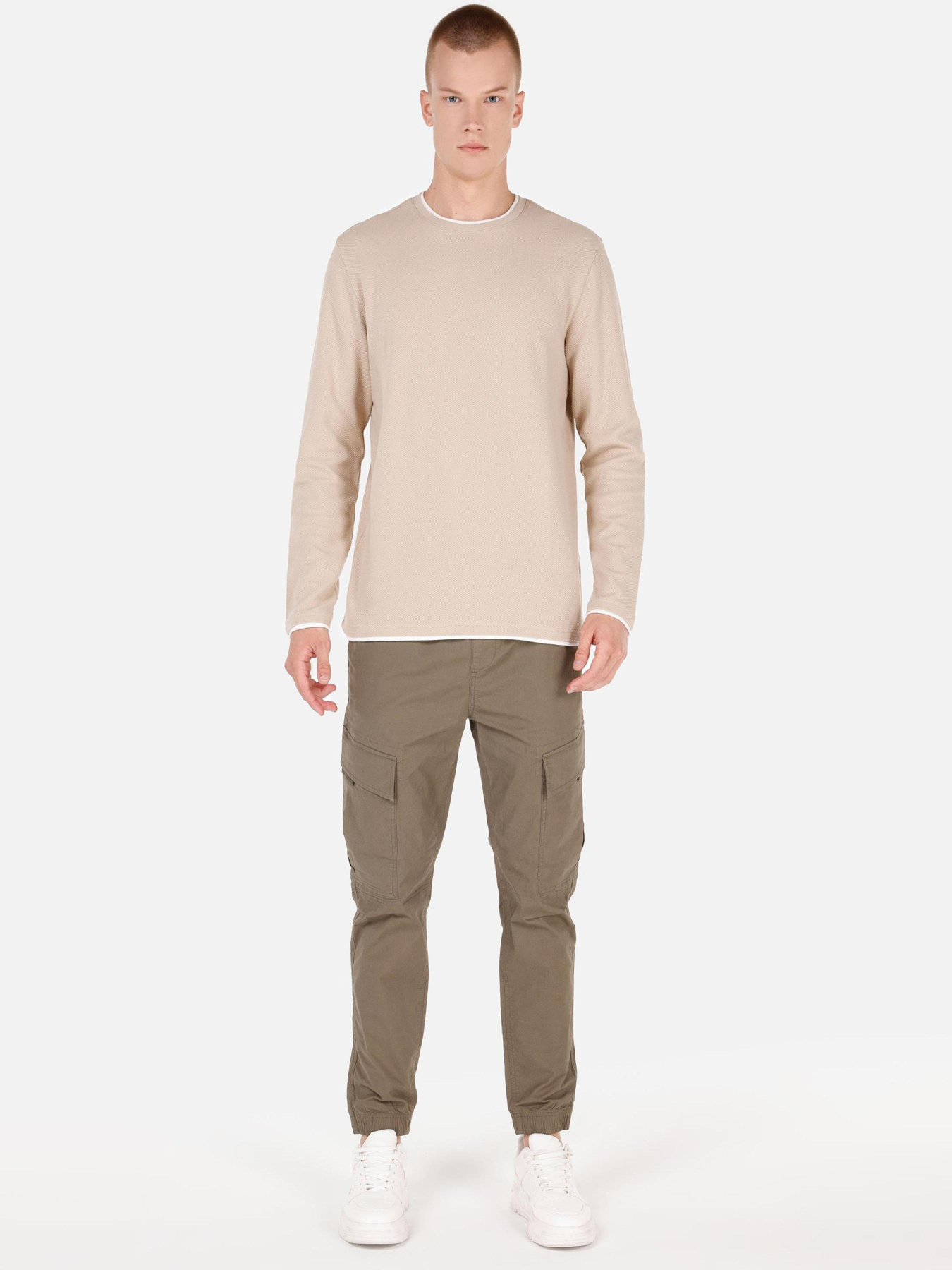 Худи и свитшоты Colin’s модель CL1069828_Q1.V1_BEI Фото