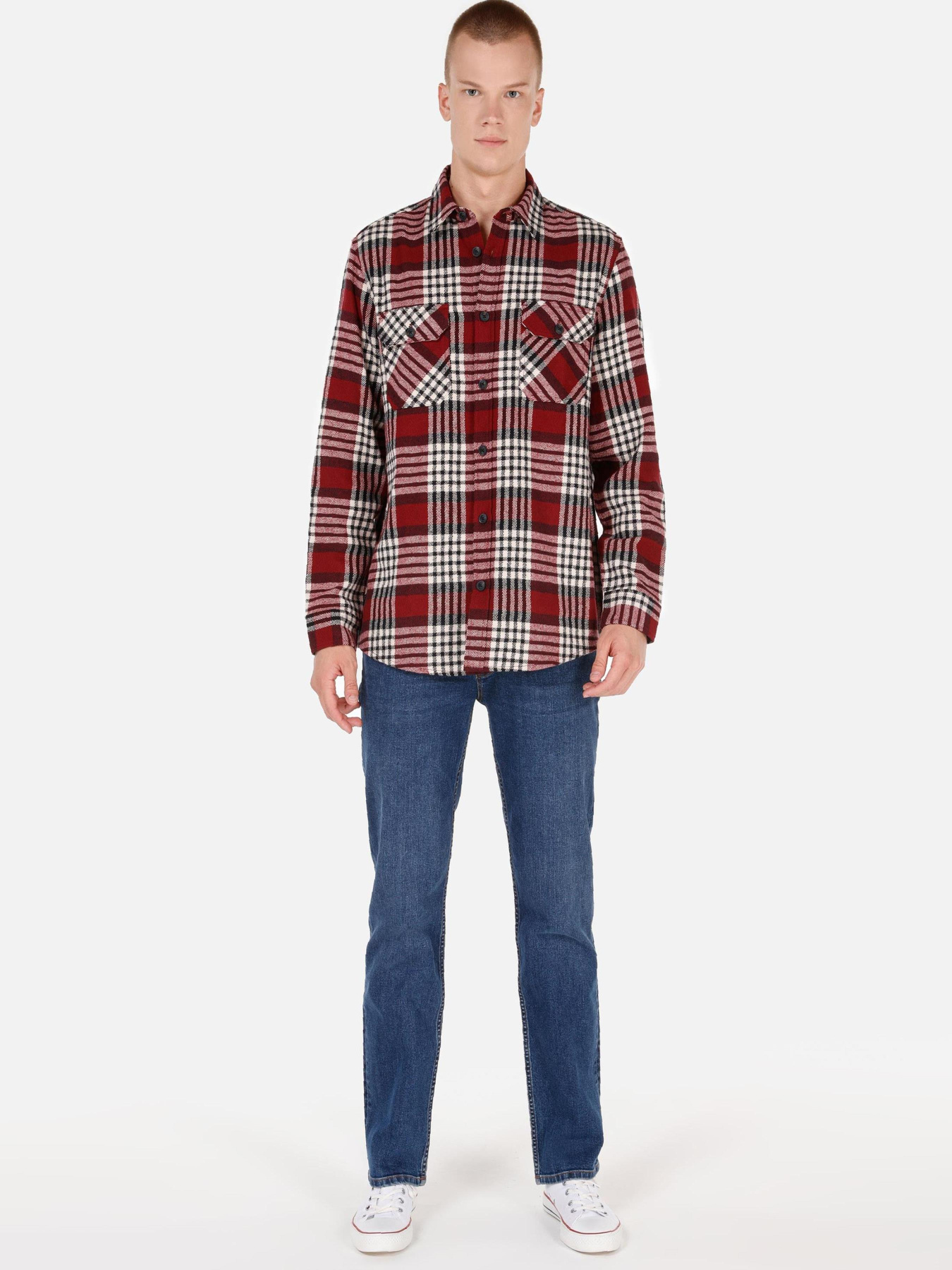 Рубашки Colin’s модель CL1069954_Q1.V1_RED Фото