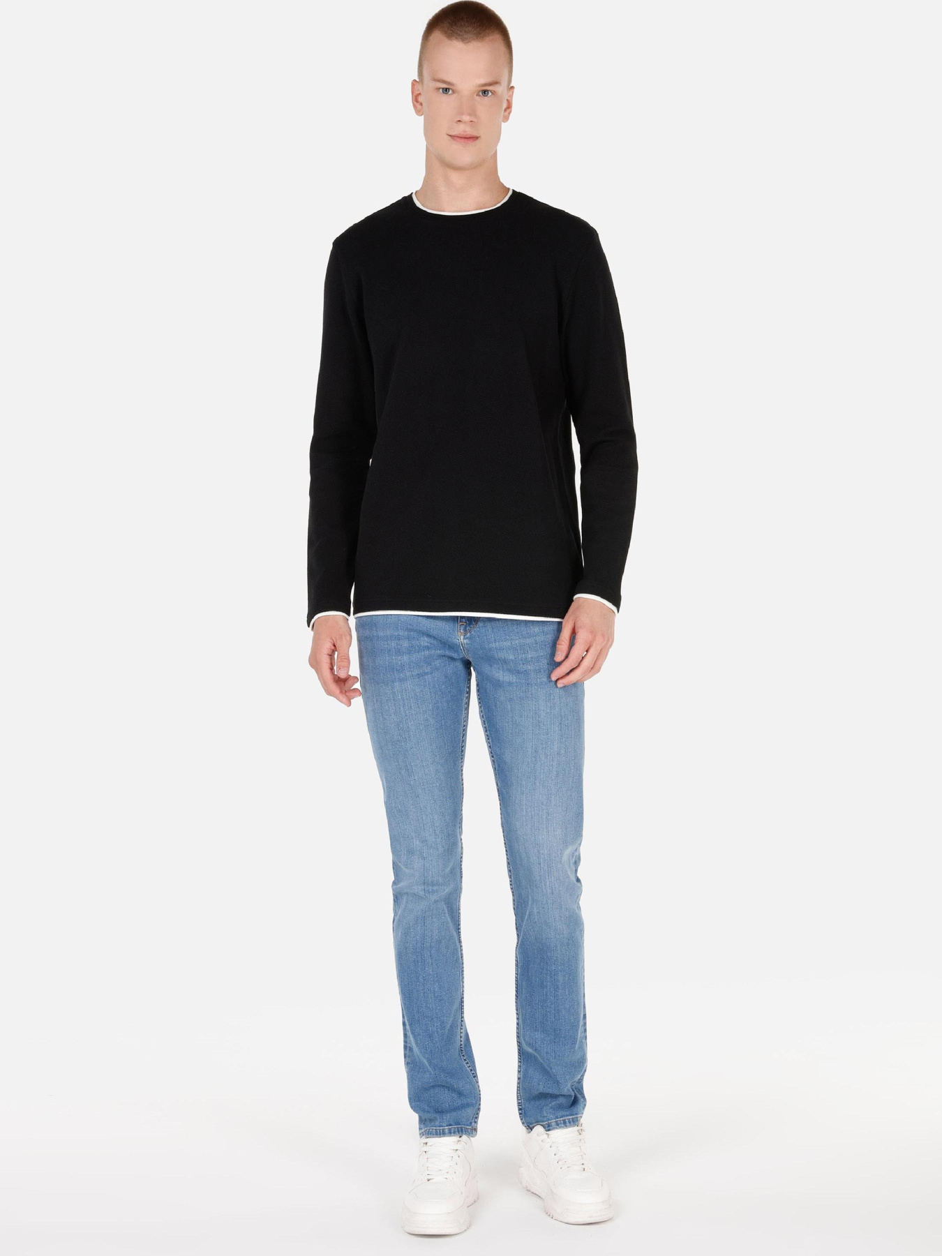 Кофты и свитера Colin’s модель CL1069828_Q1.V1_BLK Фото