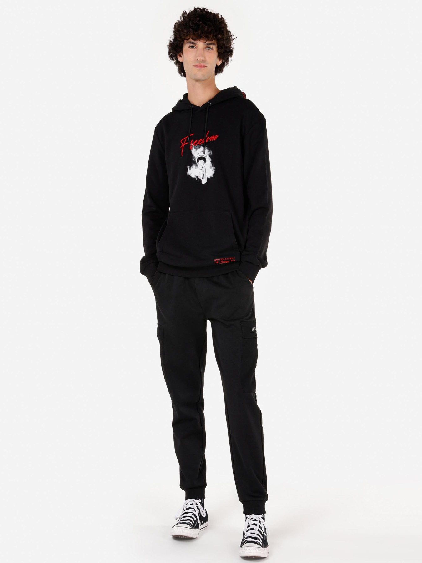 Кофты и свитера Colin’s модель CL1070110_Q1.V1_BLK Фото