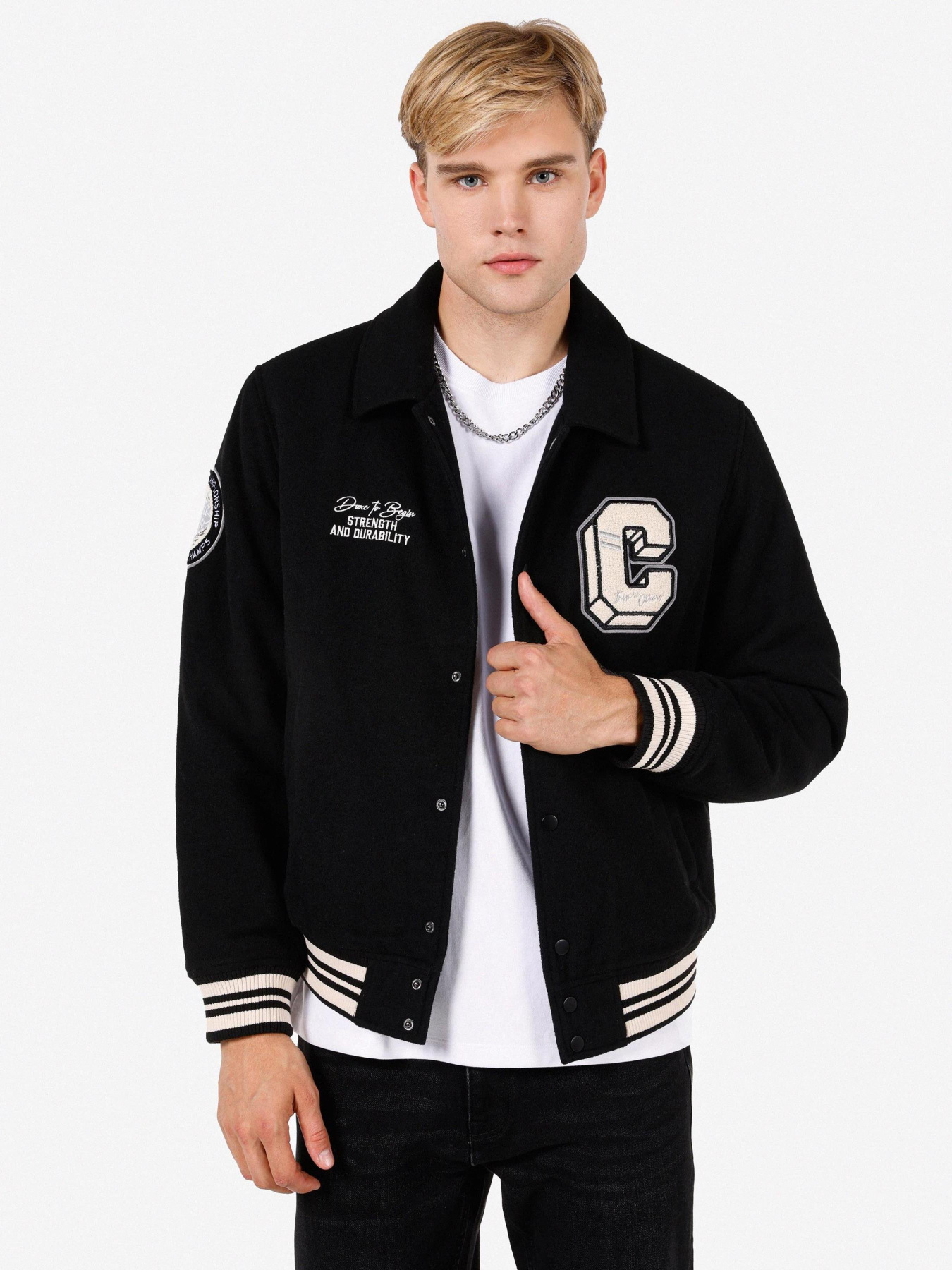 Куртки та дублянки Colin’s модель CL1070335_Q1.V1_BLK Фото