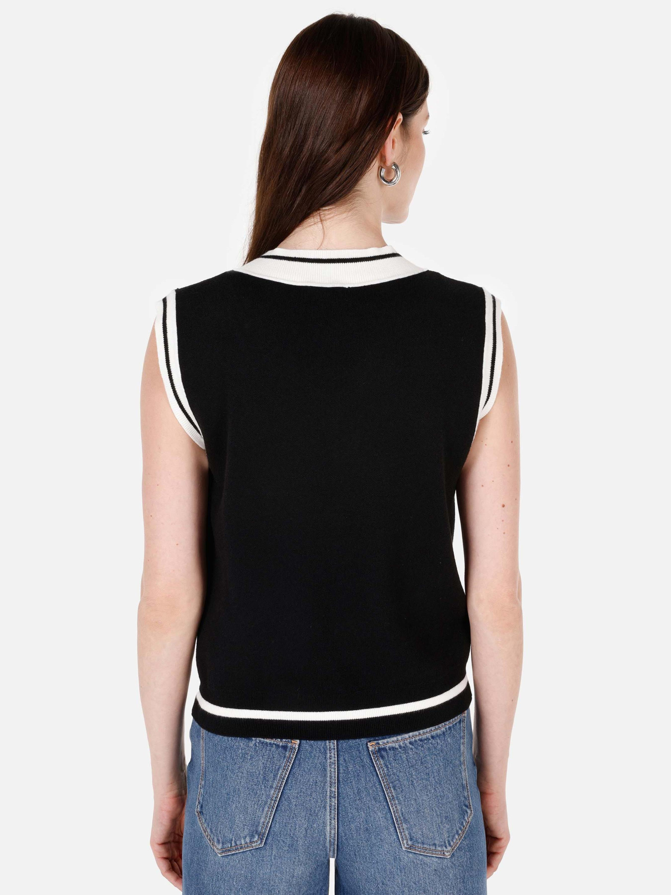 Кофты и свитера Colin’s модель CL1070880_Q1.V1_BLK Фото