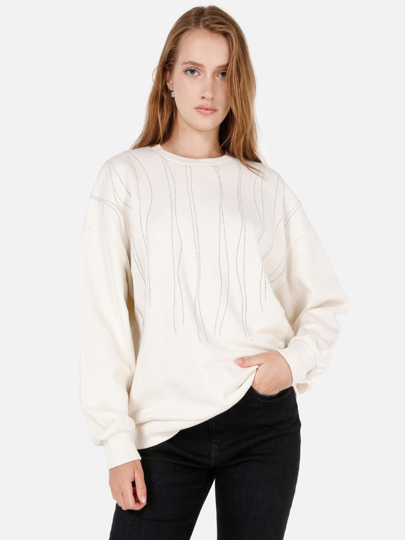 Кофты и свитера Colin’s модель CL1070447_Q1.V1_ECR Фото