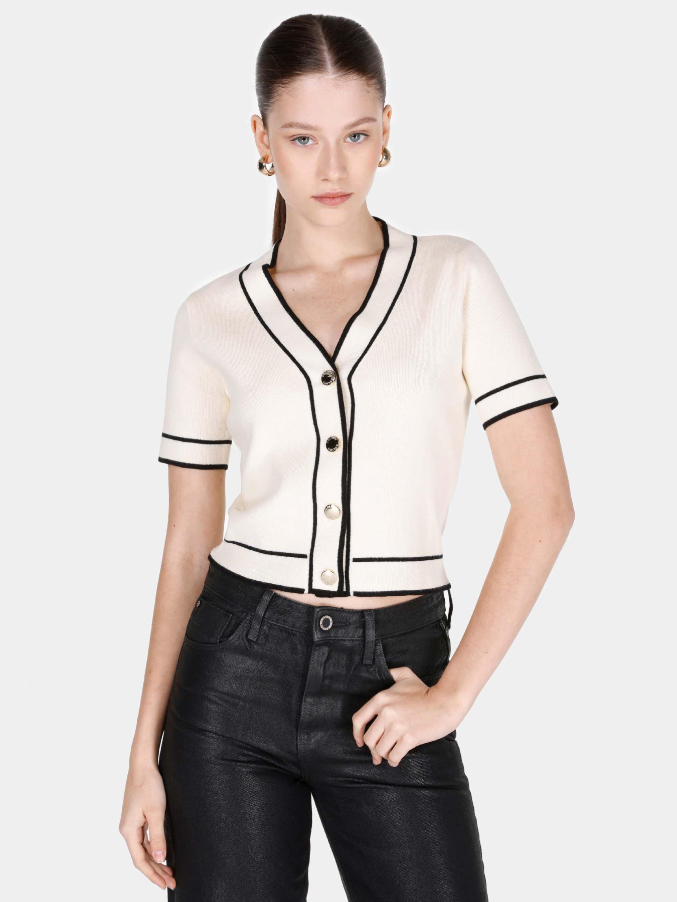 Худи и свитшоты Colin’s модель CL1070864_Q1.V1_ECR Фото