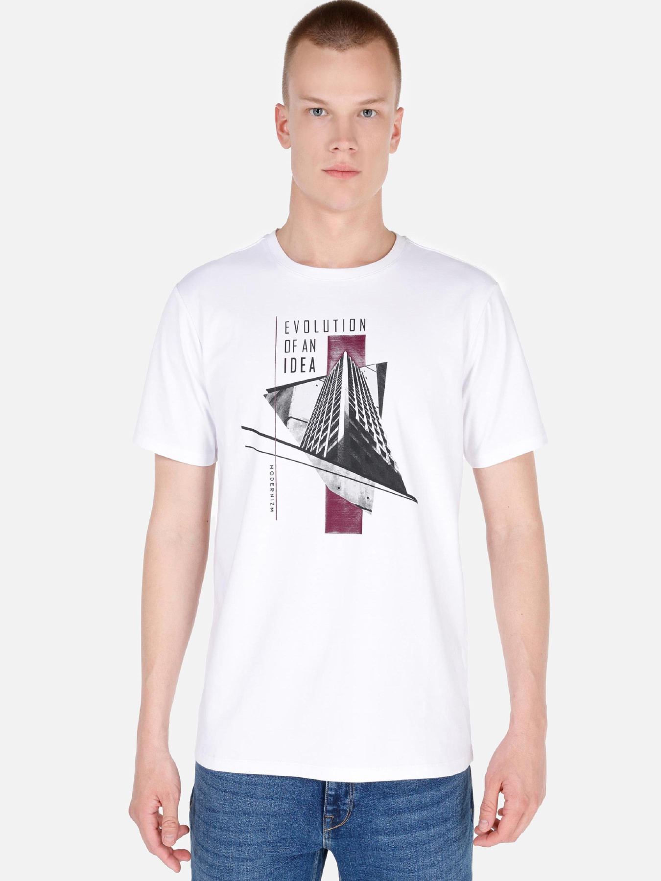 Футболки и поло Colin’s модель CL1064696_Q1.V1_WHT Фото