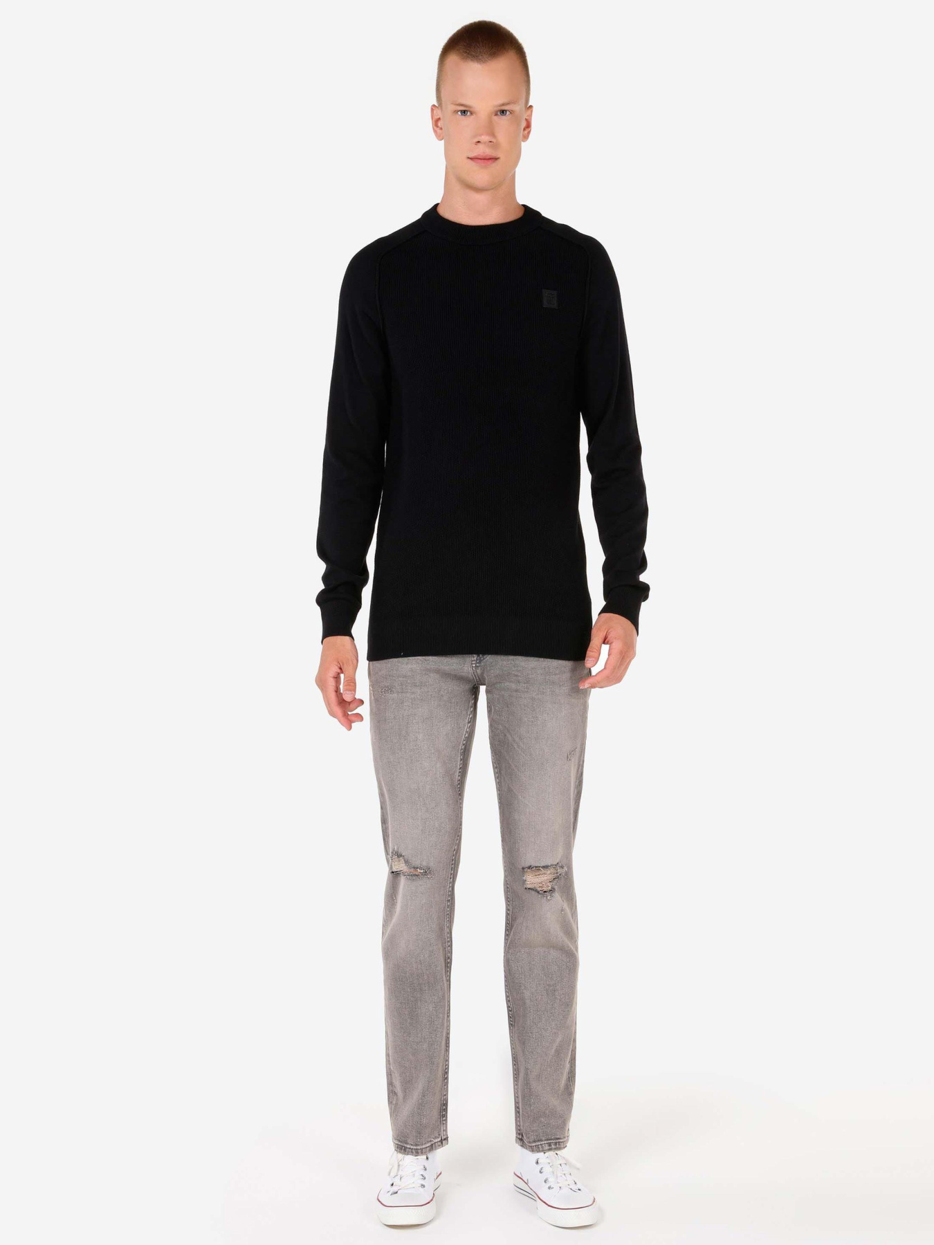 Кофти та светри Colin’s модель CL1071309_Q1.V1_BLK Фото