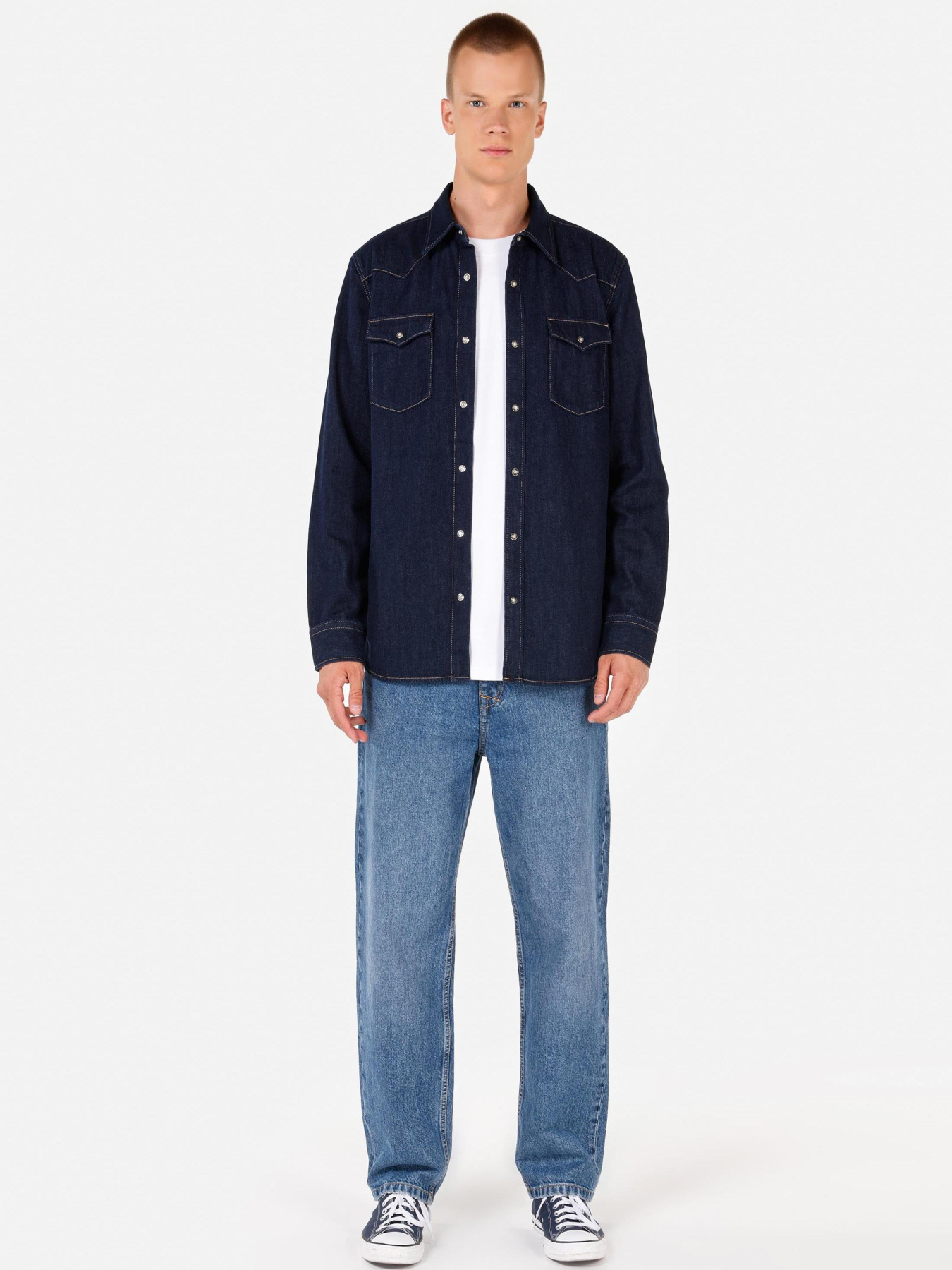 Рубашки Colin’s модель CL1071358_Q1.V1_DN43827 Фото