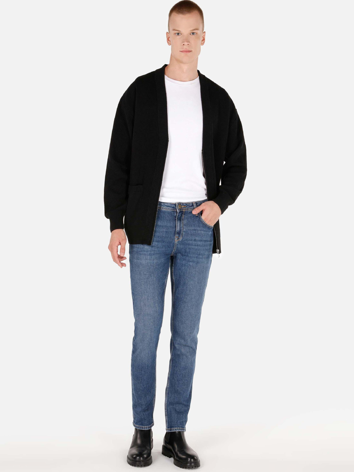 Кофты и свитера Colin’s модель CL1071261_Q1.V1_BLK Фото