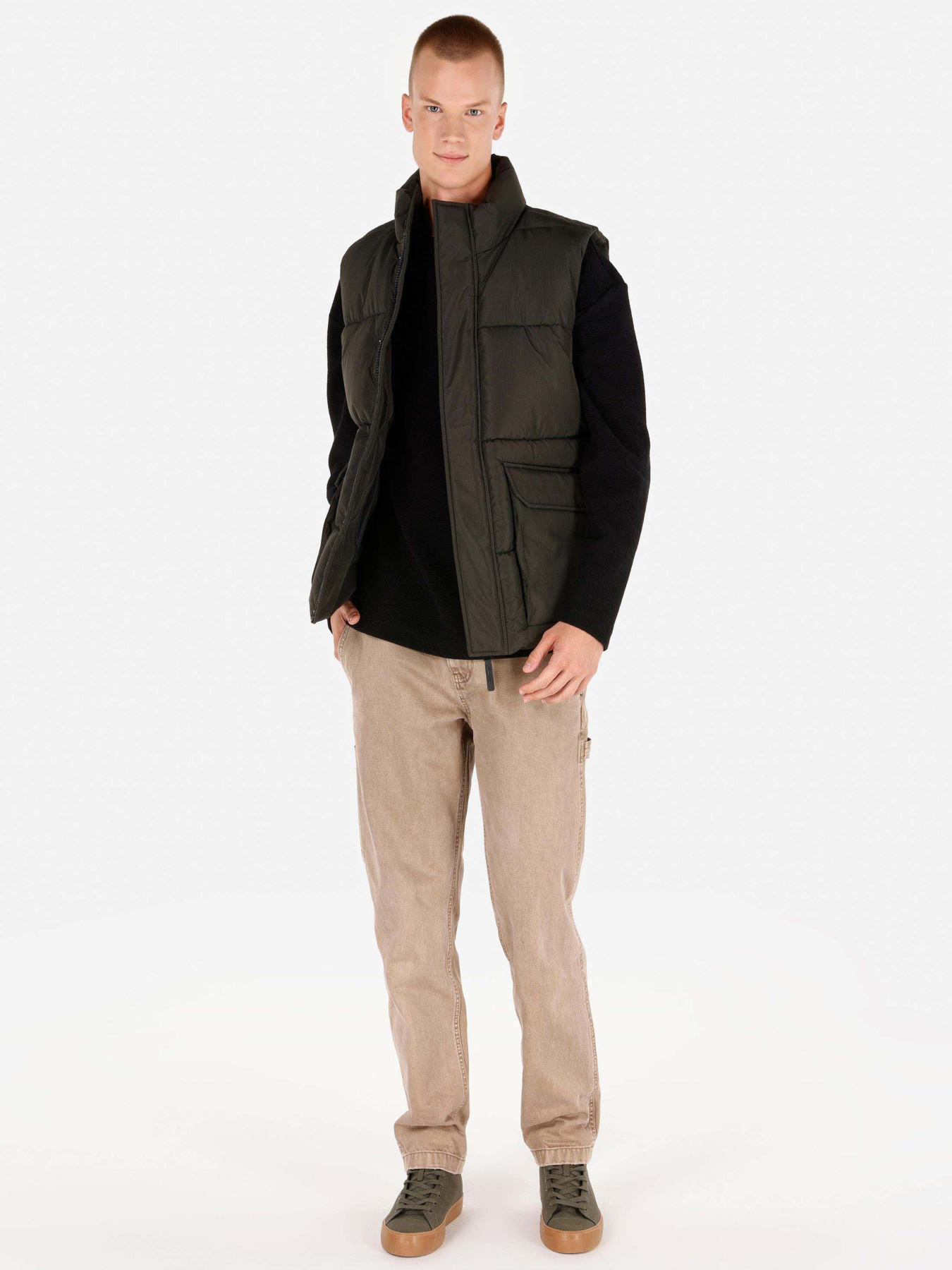 Кофты и свитера Colin’s модель CL1070762_Q1.V1_GRE Фото