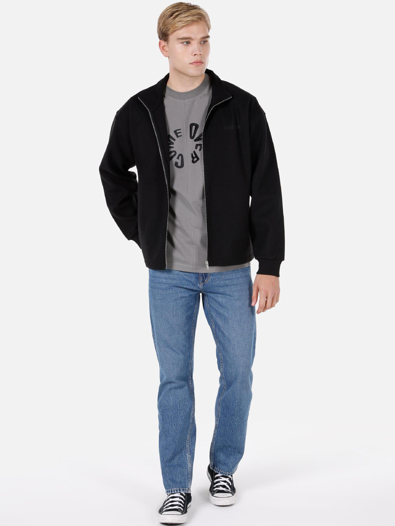 Куртки и дубленки Colin’s модель CL1072032_Q1.V1_BLK Фото