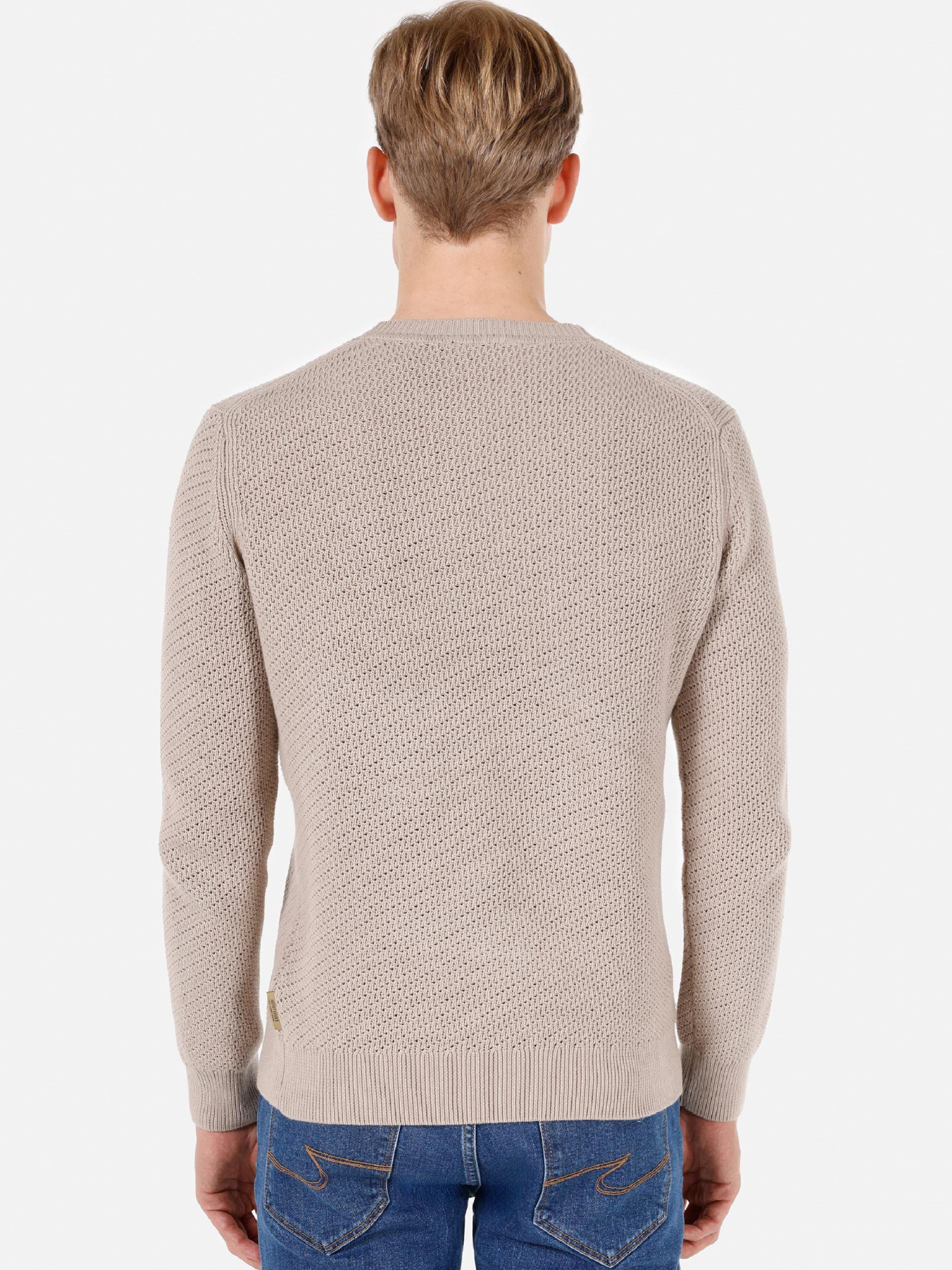 Кофты и свитера Colin’s модель CL1072642_Q1.V1_BEI Фото