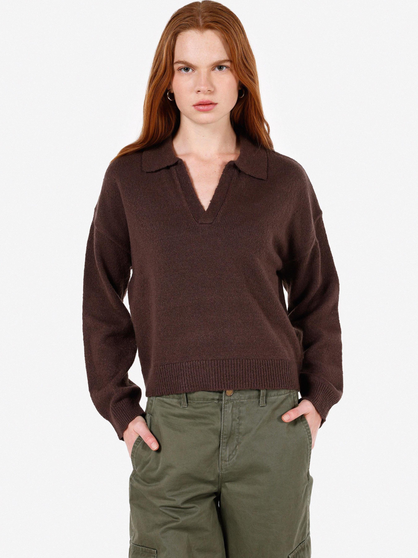 Кофты и свитера Colin’s модель CL1072512_Q1.V1_BRW Фото