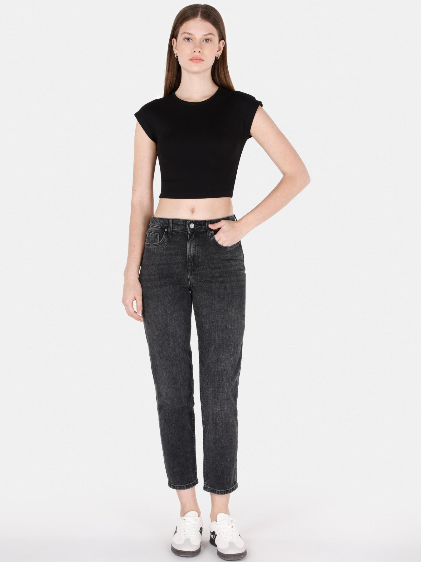 Джинсы мом Colin’s модель CL1072261_Q1.V1_DN43940 Фото