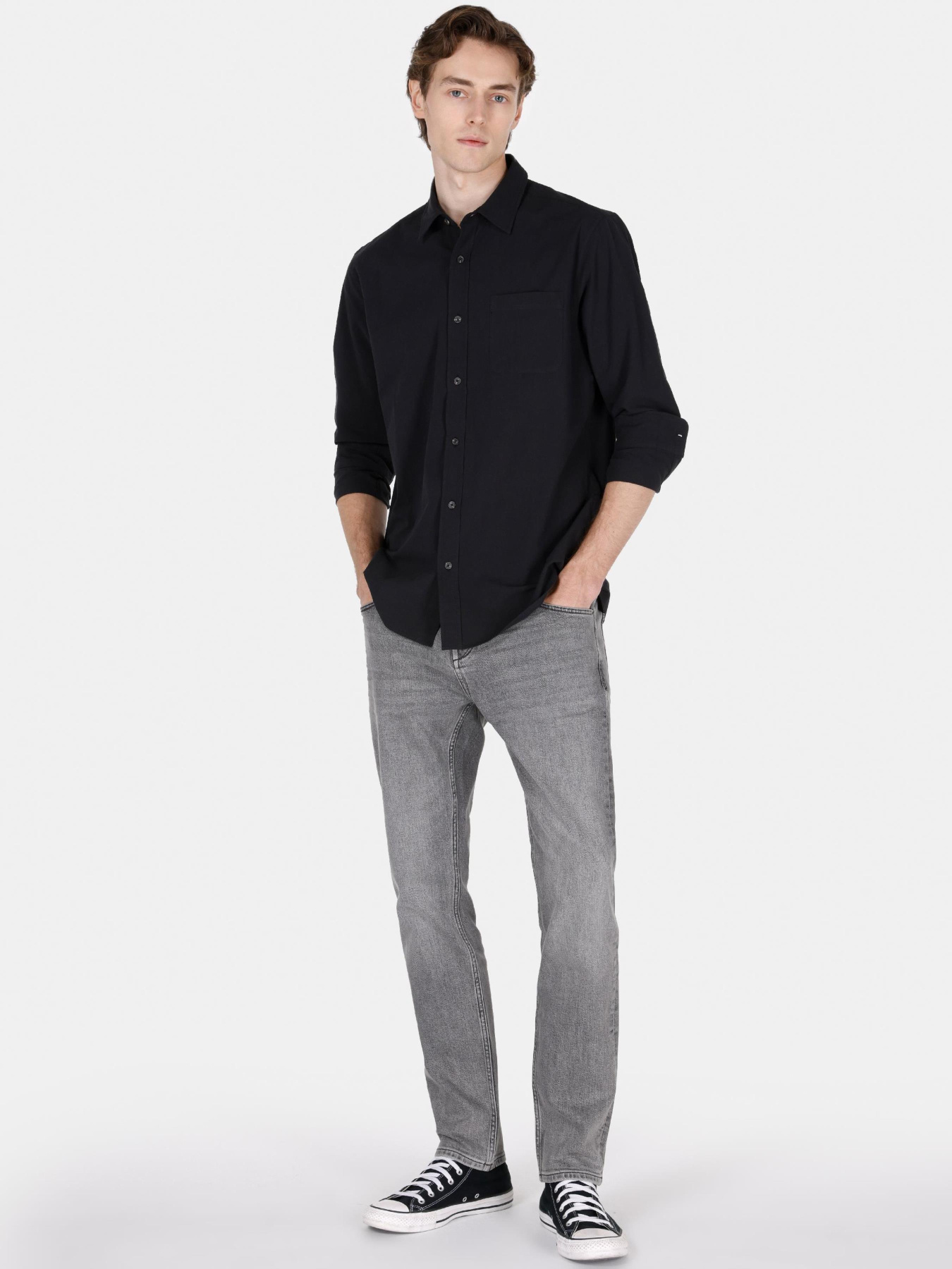 Рубашки Colin’s модель CL1073761_Q1.V1_BLK Фото