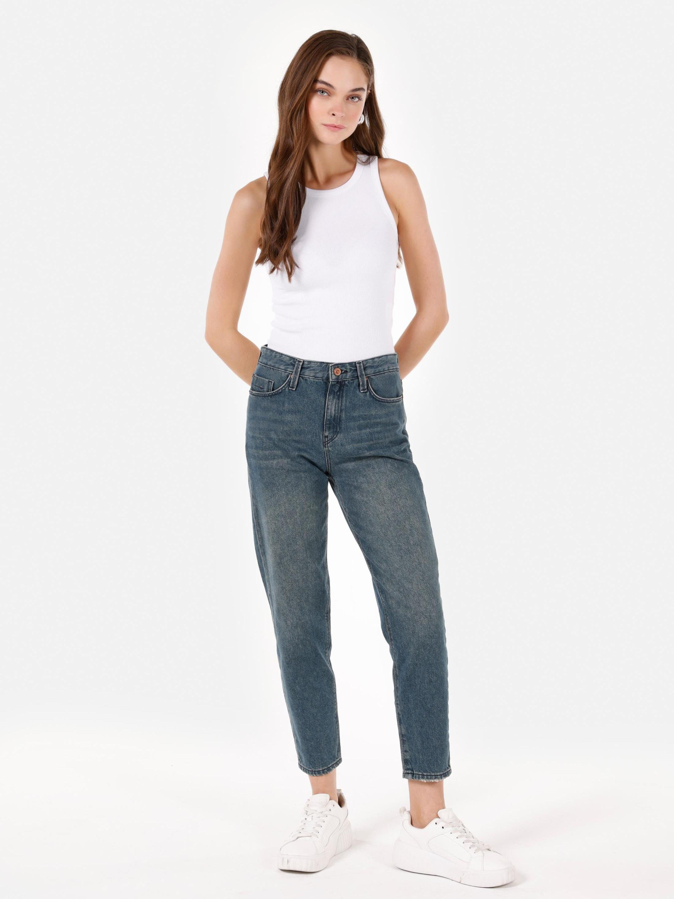 Джинсы мом Colin’s модель CL1071513_Q1.V1_DN42385 Фото
