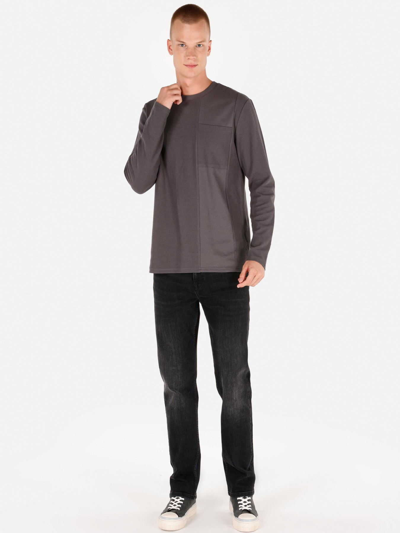 Худи и свитшоты Colin’s модель CL1071028_Q1.V1_GRA Фото