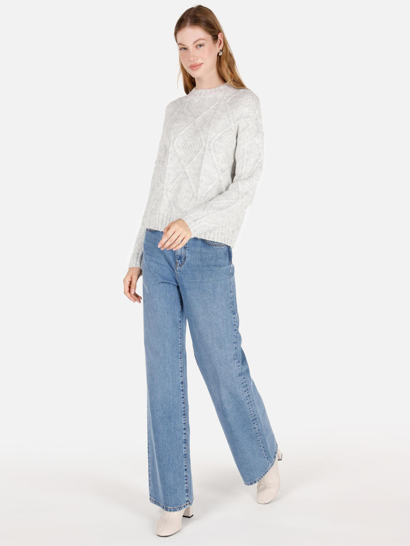 Кофты и свитера Colin’s модель CL1071120_Q1.V1_LGM Фото