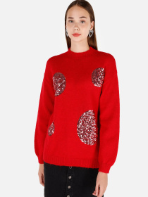 Кофты и свитера Colin’s модель CL1071751_Q1.V1_RED Фото