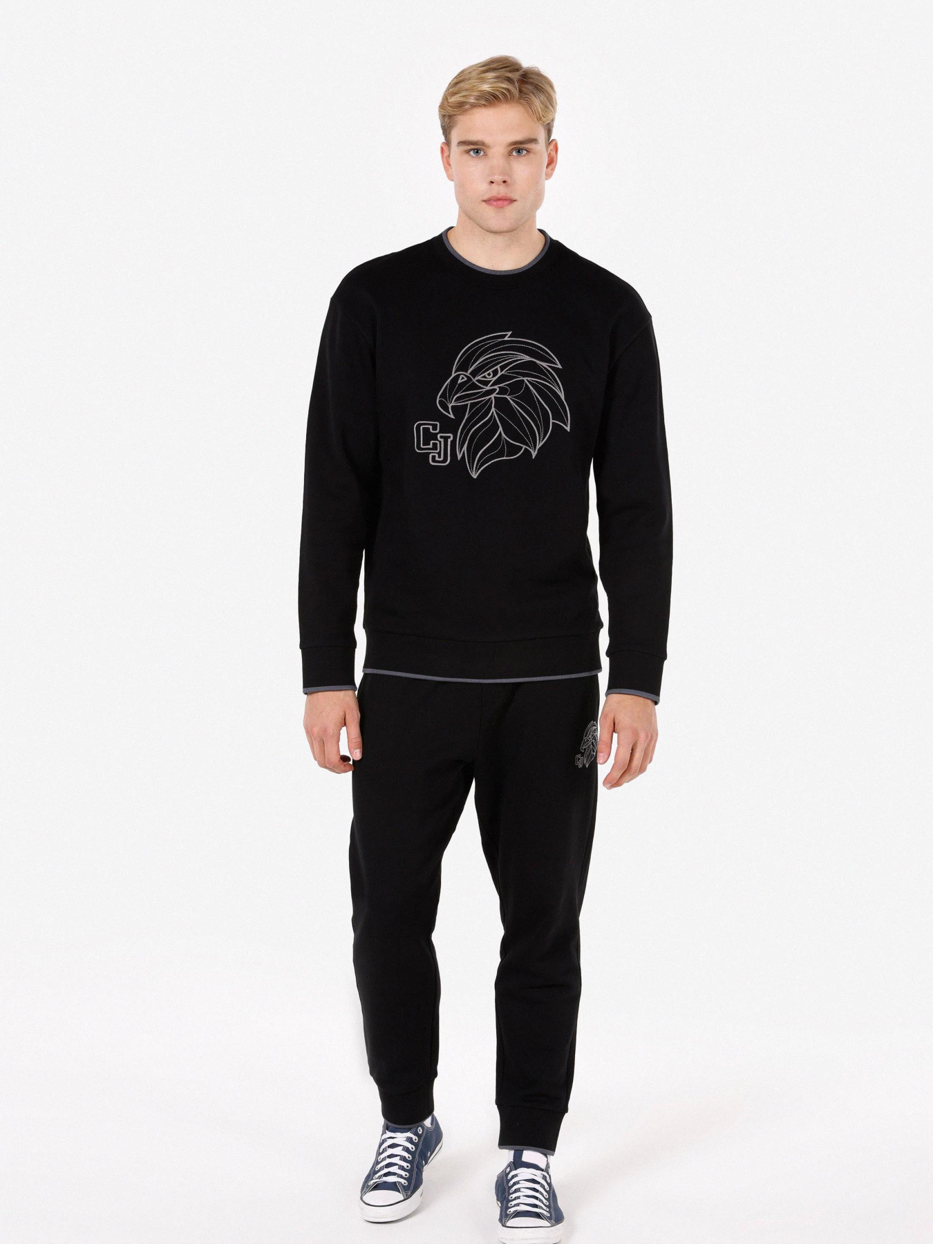 Кофты и свитера Colin’s модель CL1072051_Q1.V1_BLK Фото