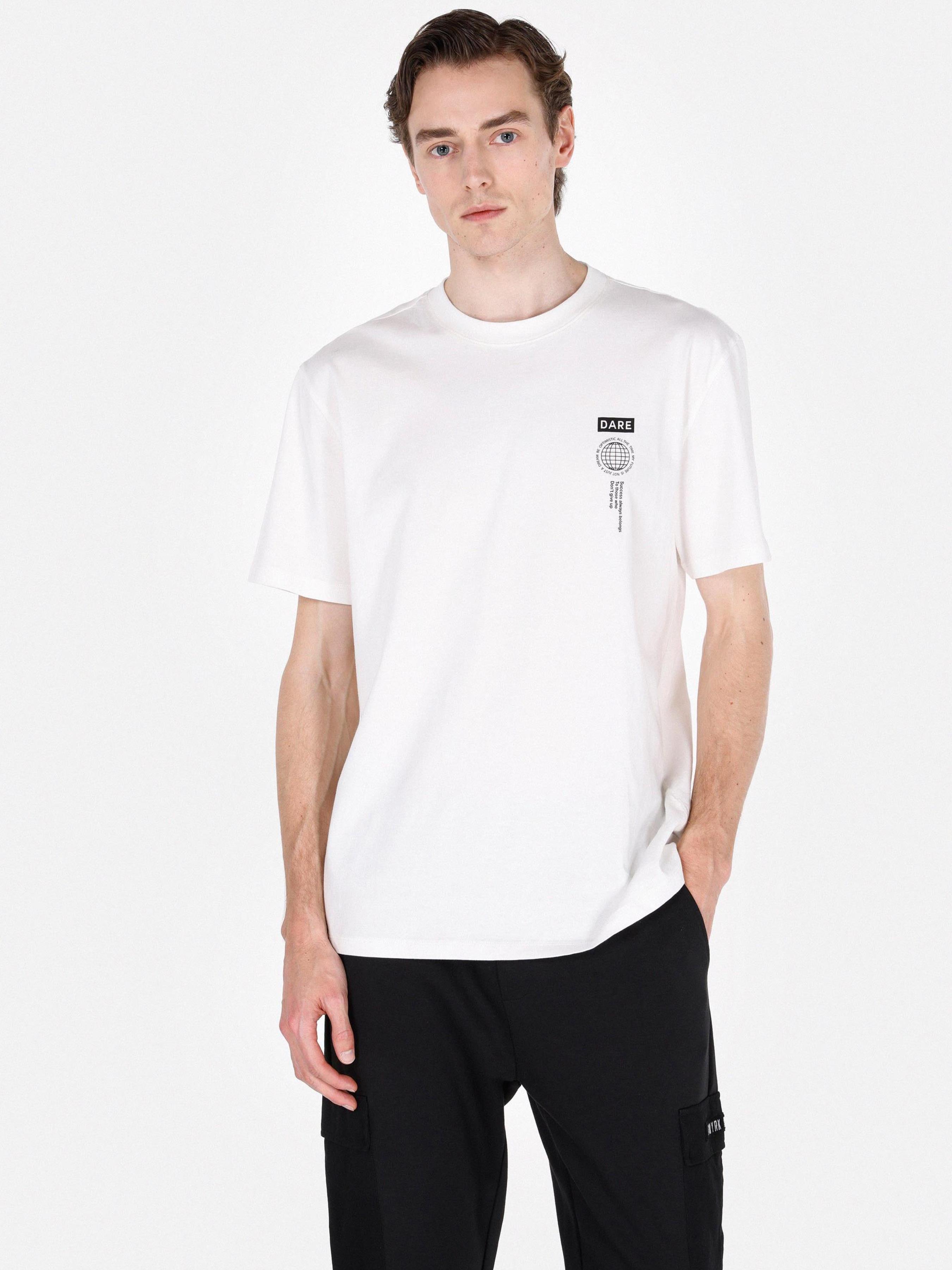 Чоловічі Футболки і поло Colin’s  (CL1074215_Q1.V1_OFW) колір білий, матеріал комбінований верх Colin’s - купити в Україні