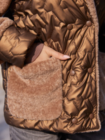 Демисезонная куртка MilaNova модель Куртка К-308 шоколад Фото