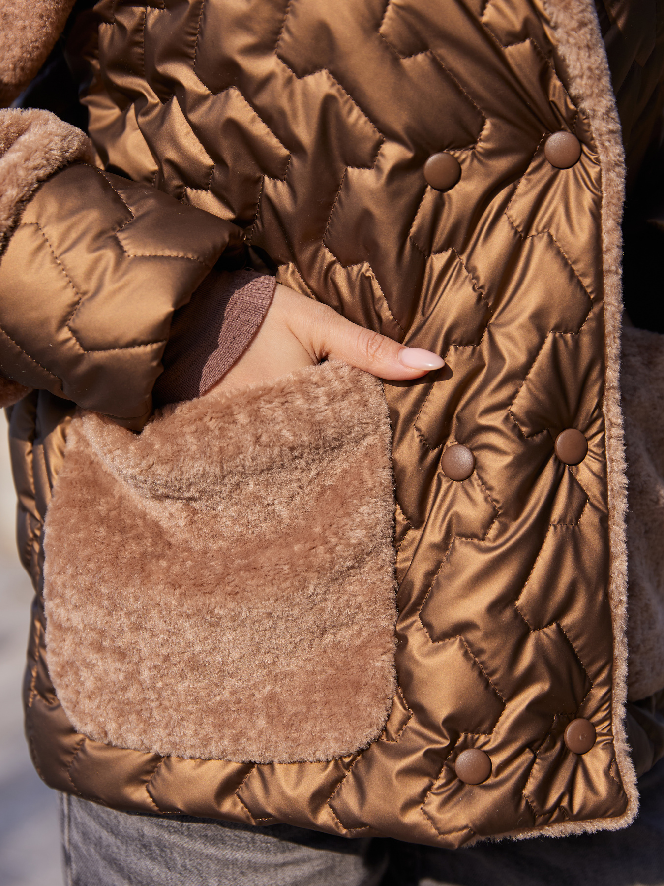 Демісезонна куртка MilaNova модель Куртка К-308 шоколад Фото