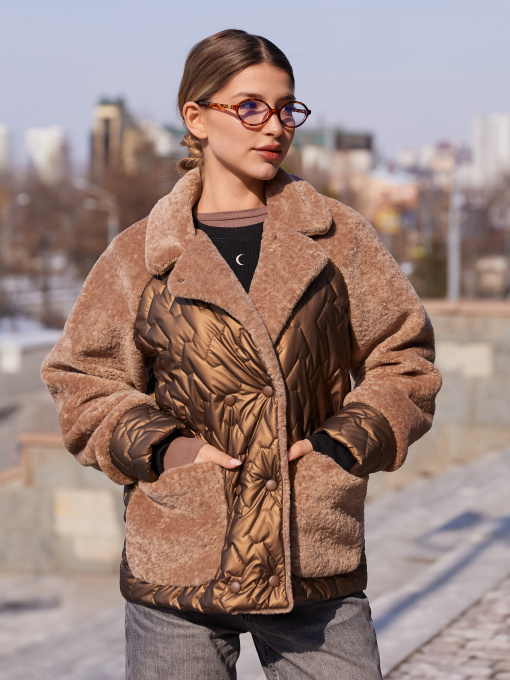 Демисезонная куртка MilaNova модель Куртка К-308 шоколад Фото