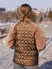 Демісезонна куртка MilaNova модель Куртка К-308 шоколад Фото