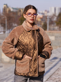 Демісезонна куртка MilaNova модель Куртка К-308 шоколад Фото