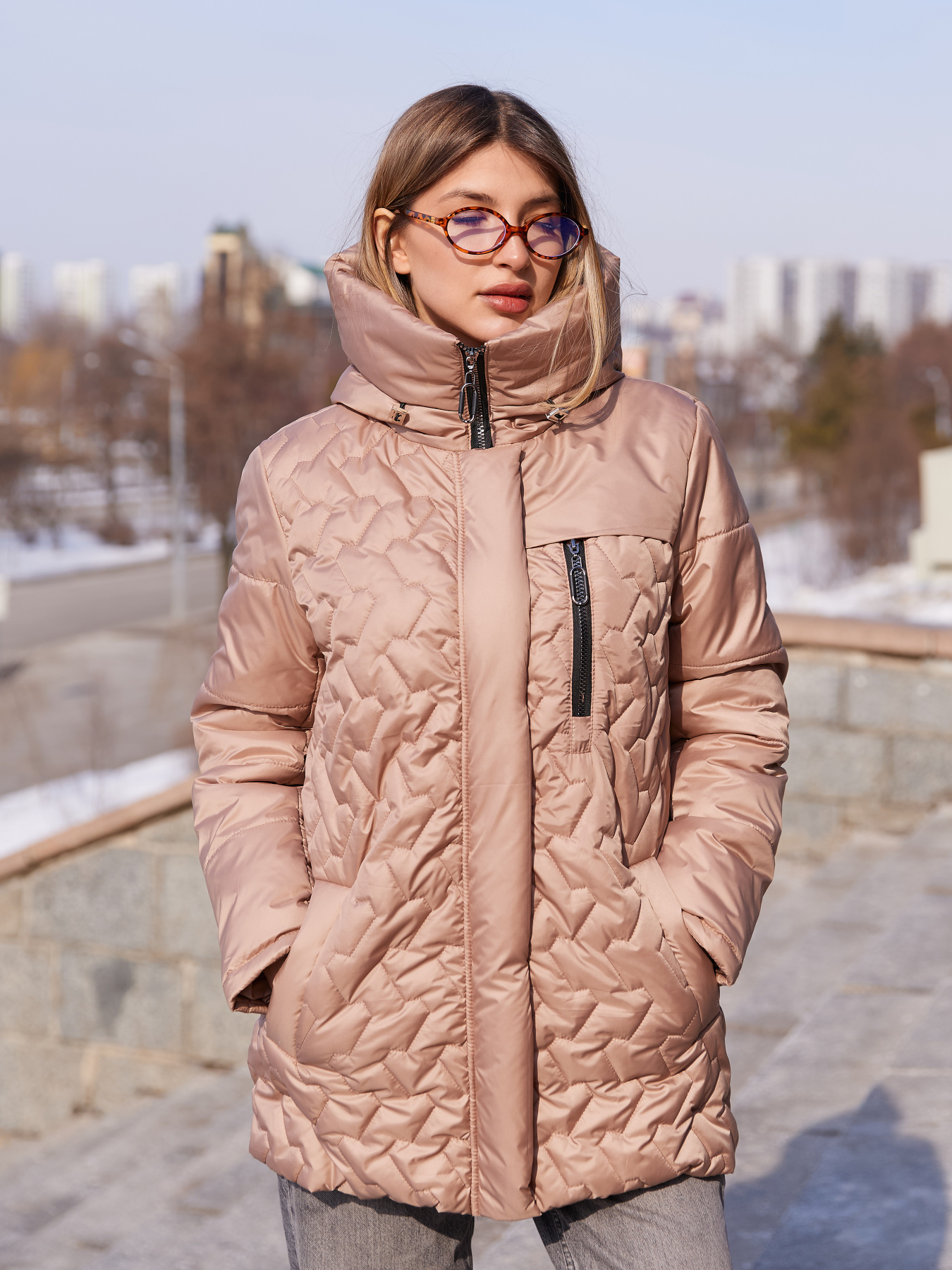Демісезонна куртка MilaNova модель Куртка К-320 капучино Фото