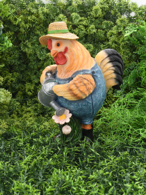 Декоративная фигурка "Петушок-садовник" Engard модель KG-07 Фото