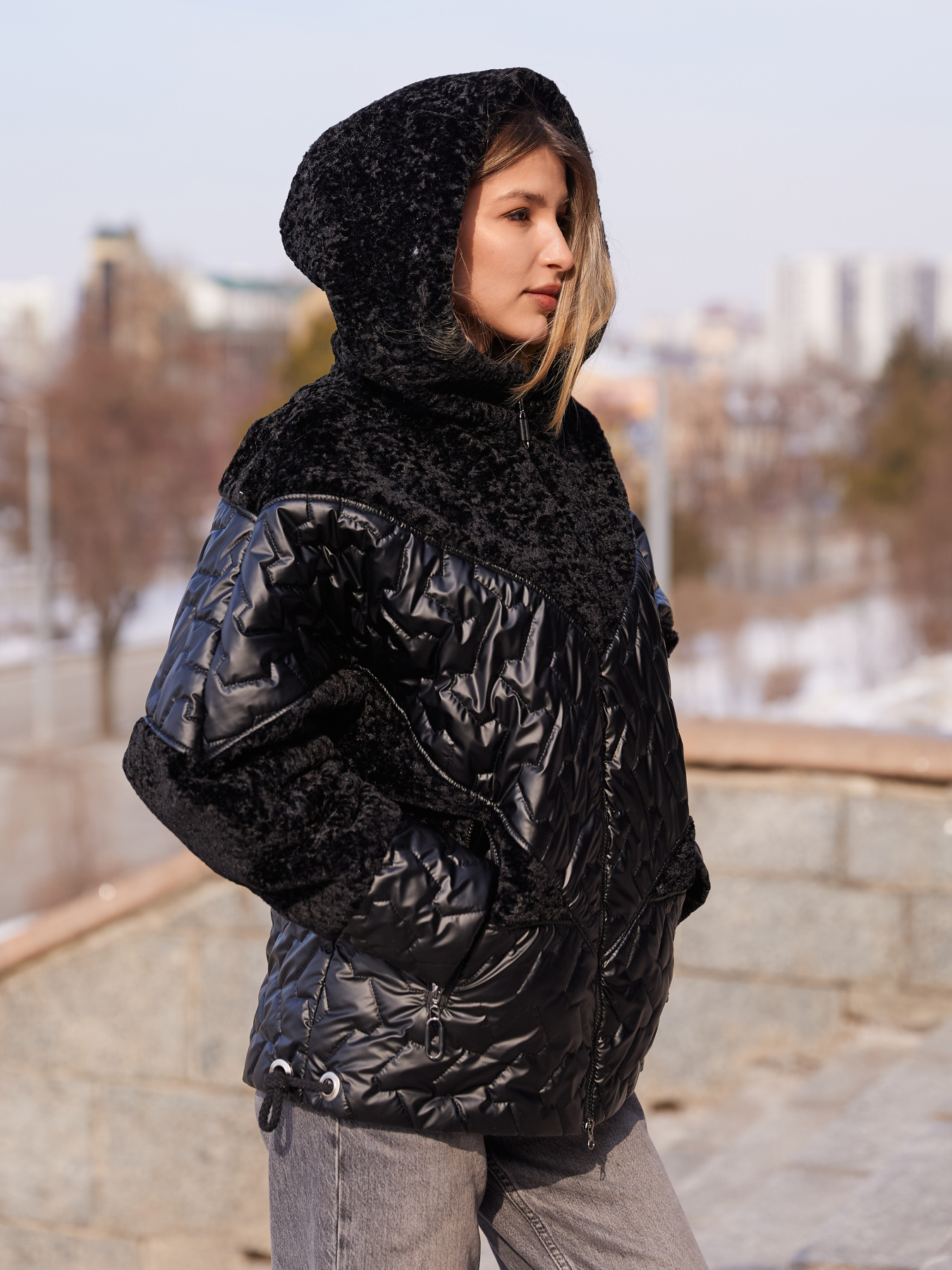 Куртки MilaNova модель Куртка К-357 черный Фото