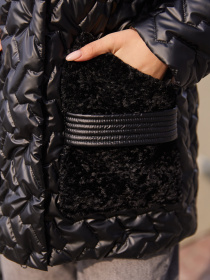 Демісезонна куртка MilaNova модель Куртка К-363 черный Фото