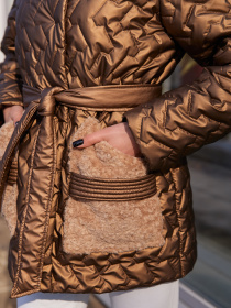 Демісезонна куртка MilaNova модель Куртка К-363 кемел Фото