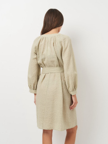 Платье мини H&M модель 2002252wer_Фисташковый Фото