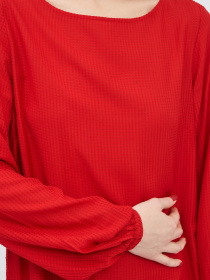 Платье мини H&M модель 2147600sdm_Красный Фото