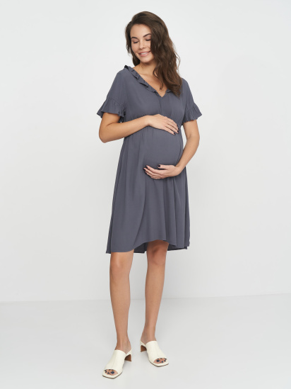 Сукня міні H&M модель 5507203abr_Серо-голубой - фото