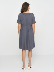 Платье мини H&M модель 5507203abr_Серо-голубой Фото