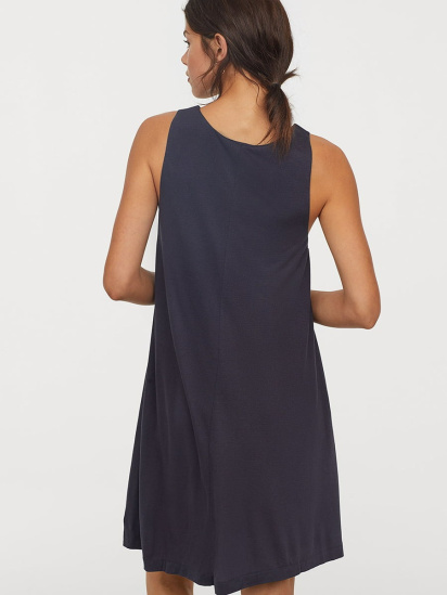 Сукня міні H&M модель 6293818RP5_темно-синий — фото - INTERTOP