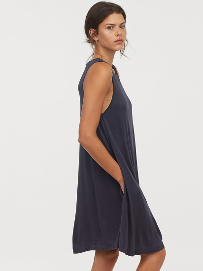 Сукня міні H&M модель 6293818RP5_темно-синий — фото 3 - INTERTOP