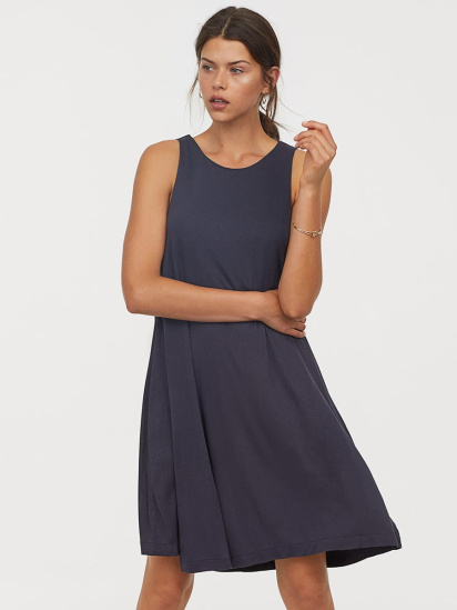 Сукня міні H&M модель 6293818RP5_темно-синий - фото