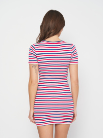 Платье мини H&M модель 8626931arl_Комбинированный Фото