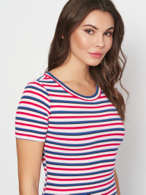 Платье мини H&M модель 8626931arl_Комбинированный Фото