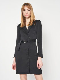 Платье мини H&M модель 9267332bar_Черный Платье мини H&M модель 9267332bar_Черный Фото