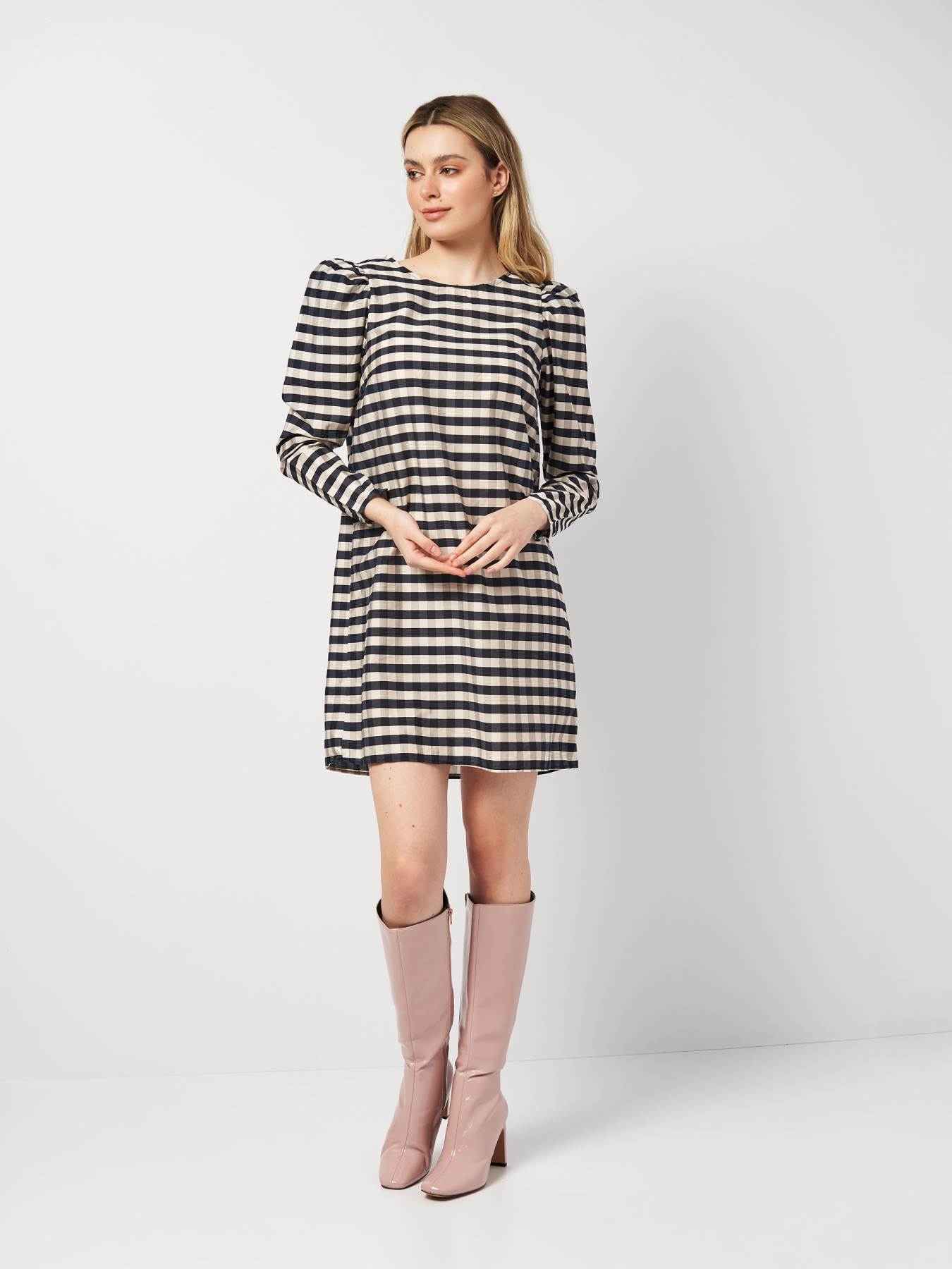 Сукня міні H&M модель 9420713arl_Комбинированный Фото