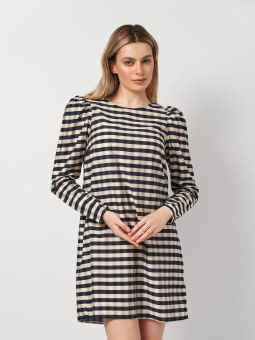 Платье мини H&M модель 9420713arl_Комбинированный Фото