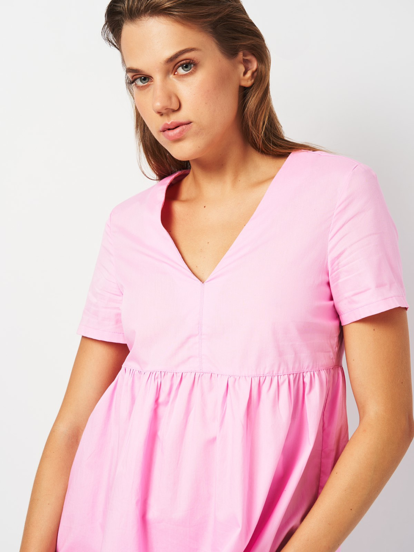 Платье мини H&M модель 9485682ral_Розовый Фото