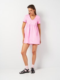 Платье мини H&M модель 9485682ral_Розовый Фото